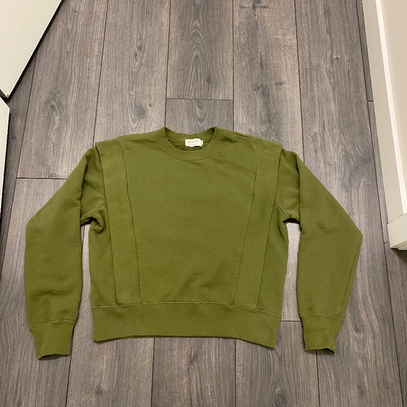 Preloved Lindy Olive Green Sweatshirt Size M - Picture 2 of 7